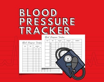 Blood Pressure Tracker with BPM for Daily Blood Pressure Monitoring | Blood Pressure Tracker | Blood Pressure Journal | Hypotension Trackers