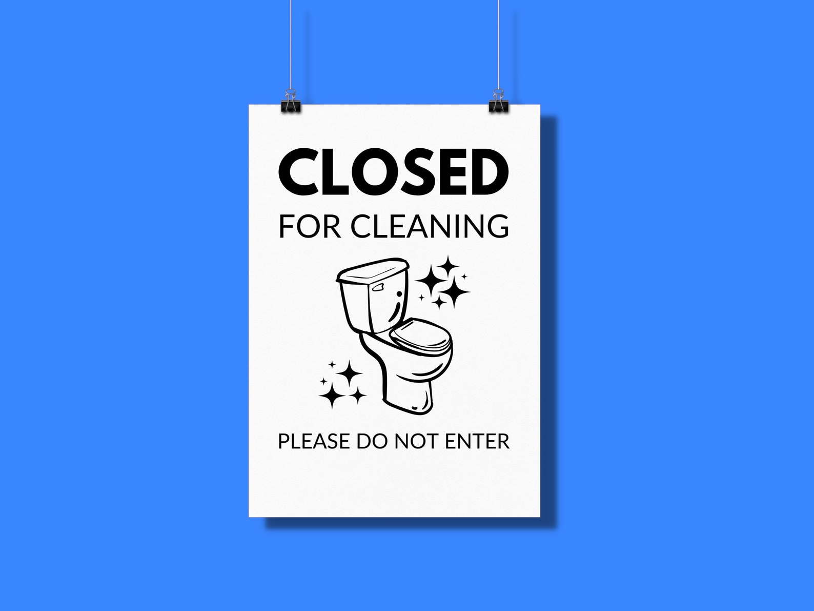 Toilet Out of Order Sign Printable Restroom Out of Service Sign