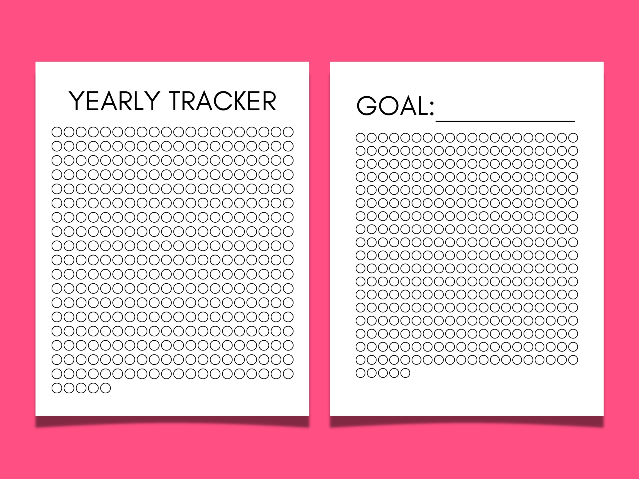 365 Days Habit Tracker Yearly Habit Tracker Habit Tracker Template ...
