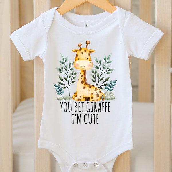 Giraffe Baby Clothes Etsy
