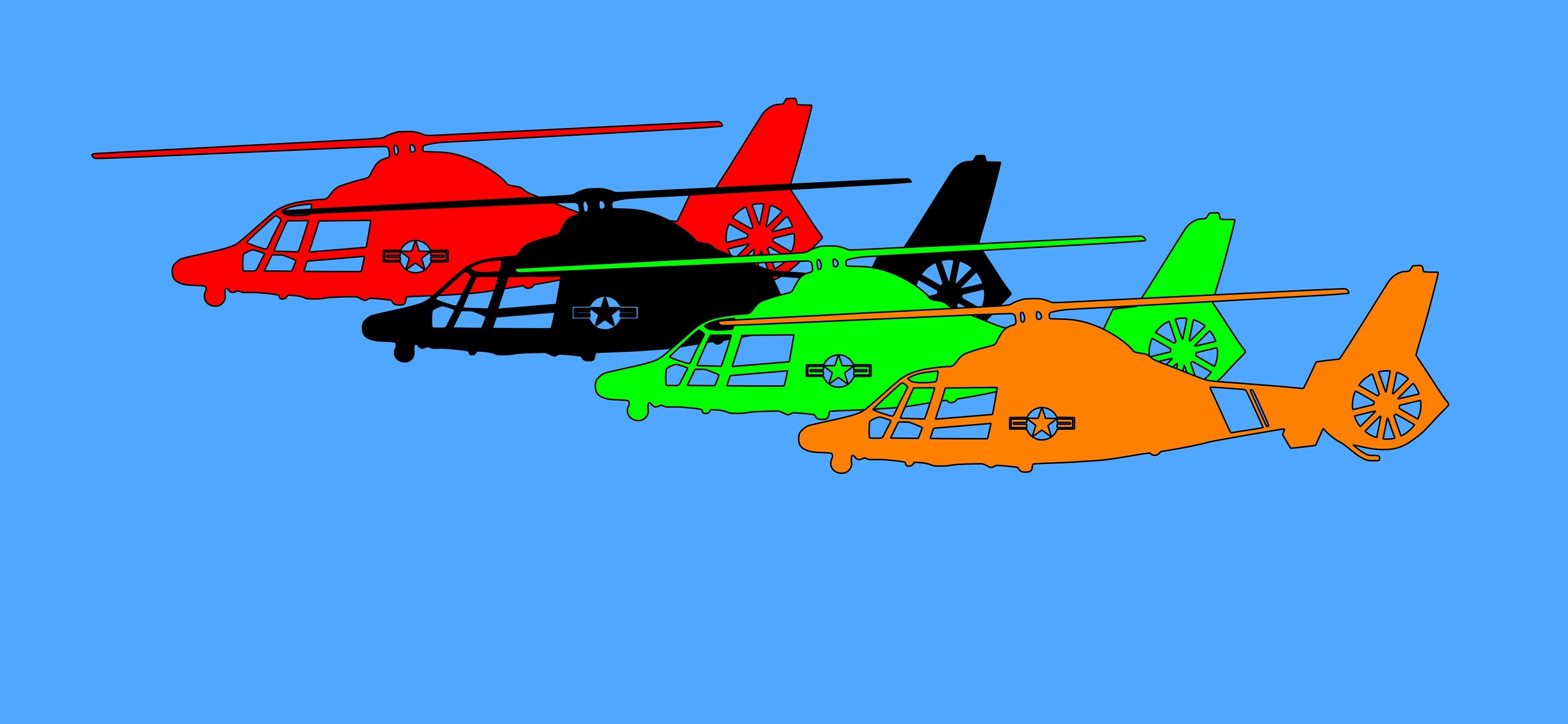 Decalcomania Elicottero AS 365 / MH-65C Dolphin - Guardia Costiera USA - Scala 1/35 - HELI SCALE QUALITY 114