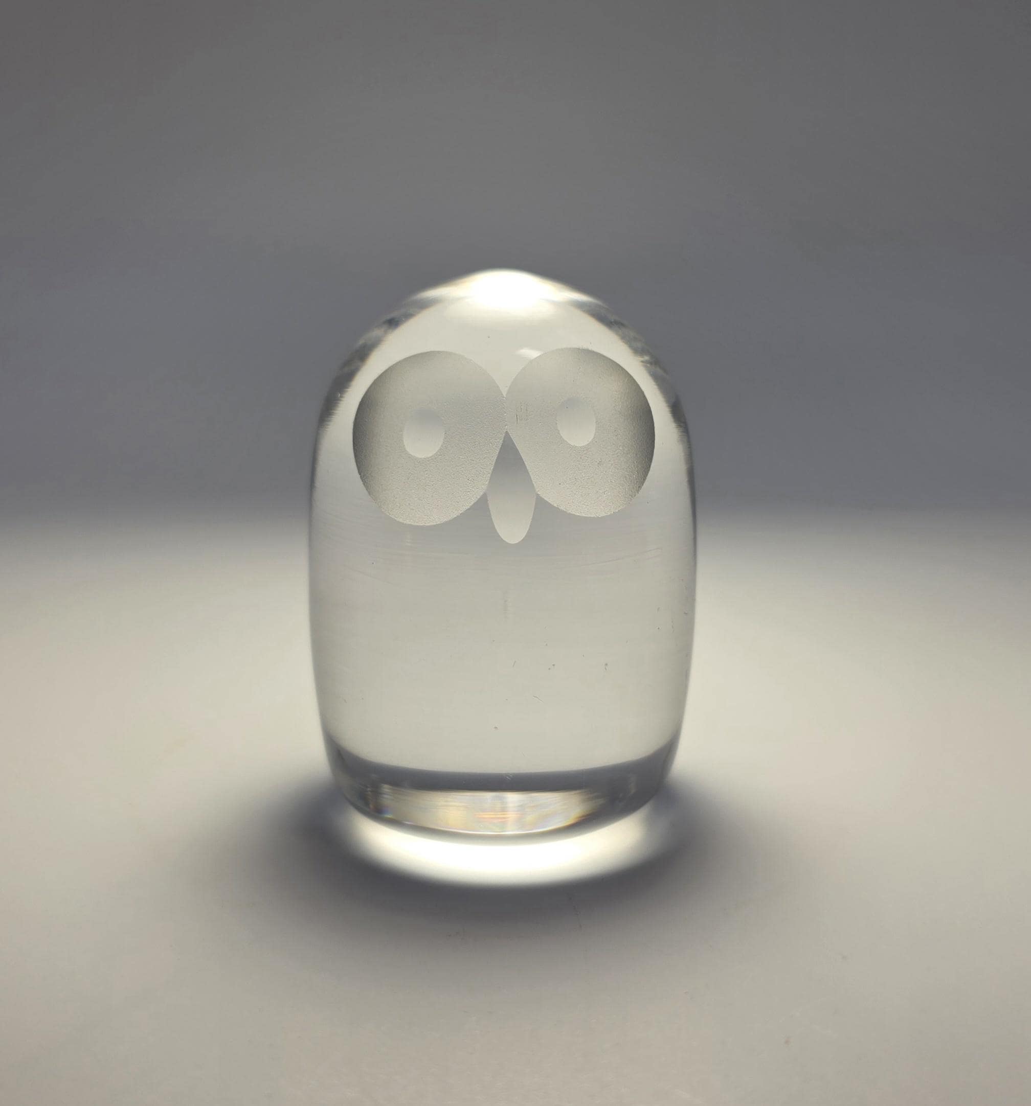 Hadeland Glassworks Norwegian Crystal Owl