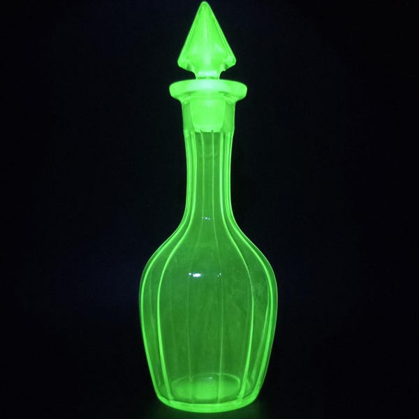 Uranium Glass Decanter