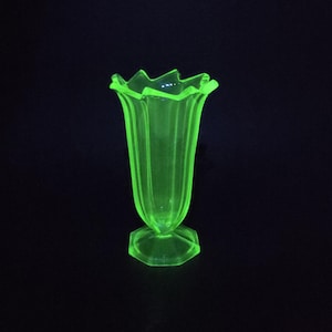 Uranium Glass Vase