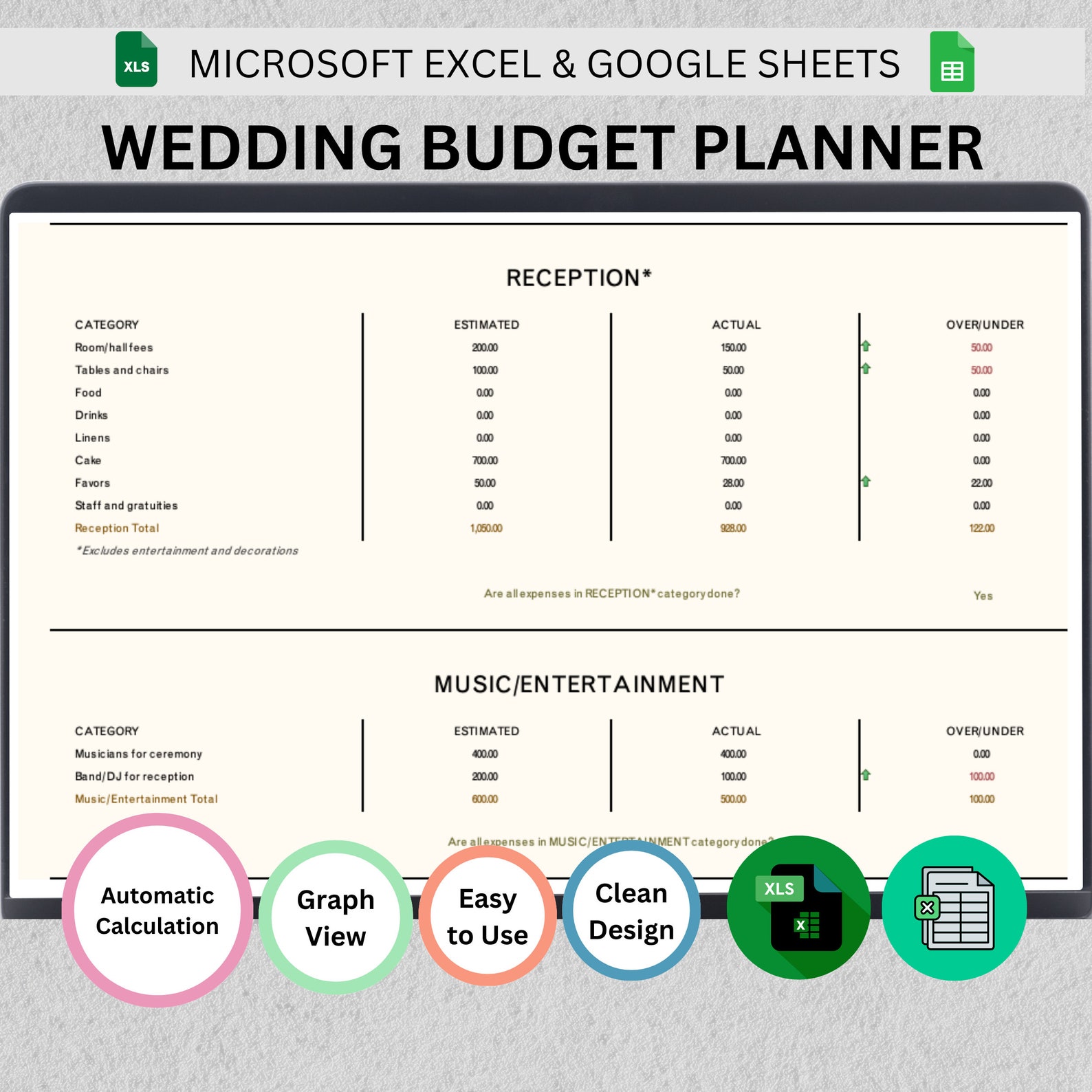 Wedding Budget Planner Excel Google Sheets digital Etsy wedding-budget-planner-excel-google-sheets-digital-etsy
