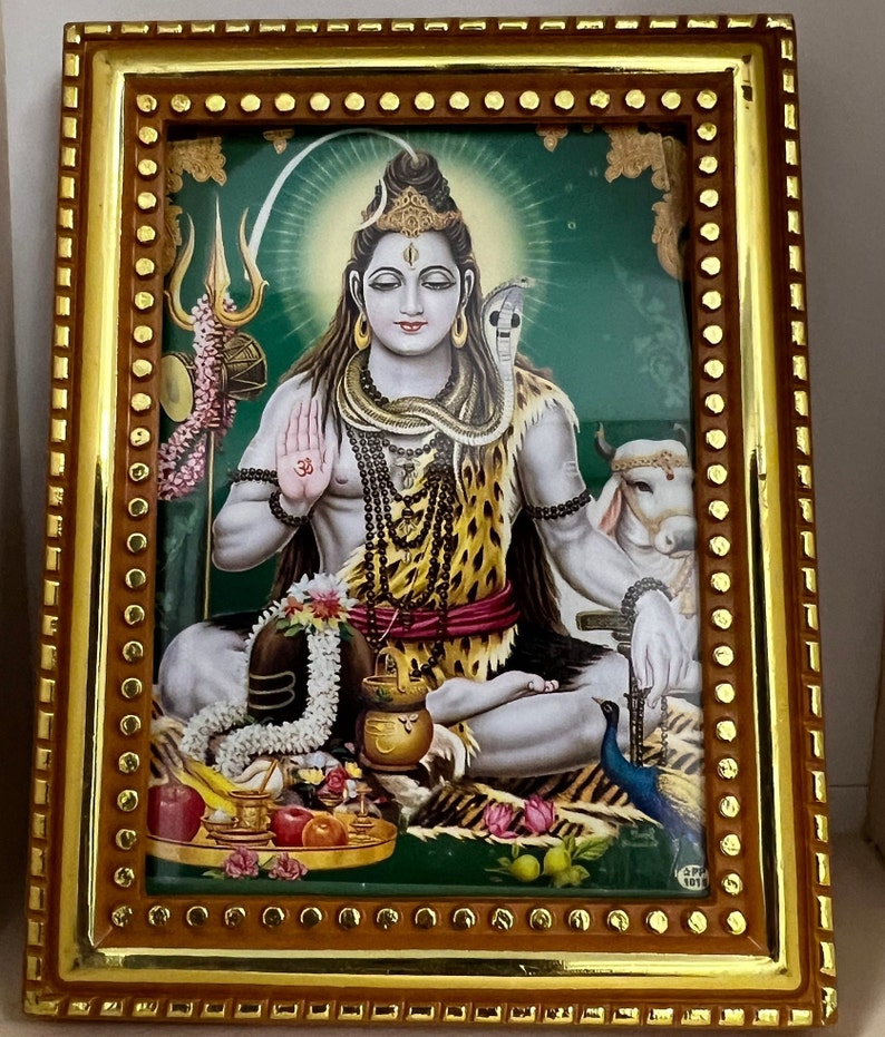 Buy Lord Shiva Frame Shiva Lord Shivji Photo Frame Lord Shiva Online in India Etsy