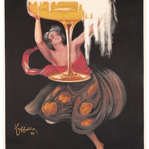 Leonetto Cappiello, c.a. Années 1970 - CONTRATTO - Belle affiche publicitaire ancienne (deuxième édition) - env. 98 x 69 cm - 38,6 x 27,1 pouces