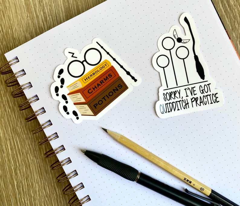 Harry Potter School Sticker Harry Potter Movie Sticker Etsy