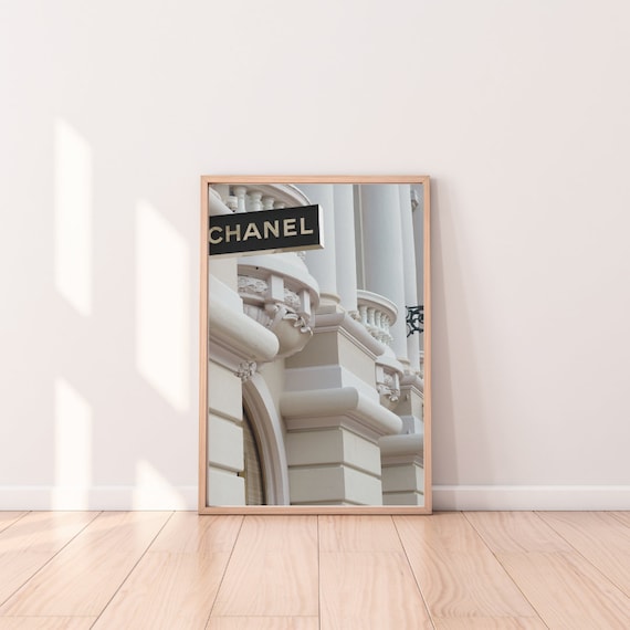 Luxury Wall Art, Chanel Print, Designer Shop Poster (Digital Download)