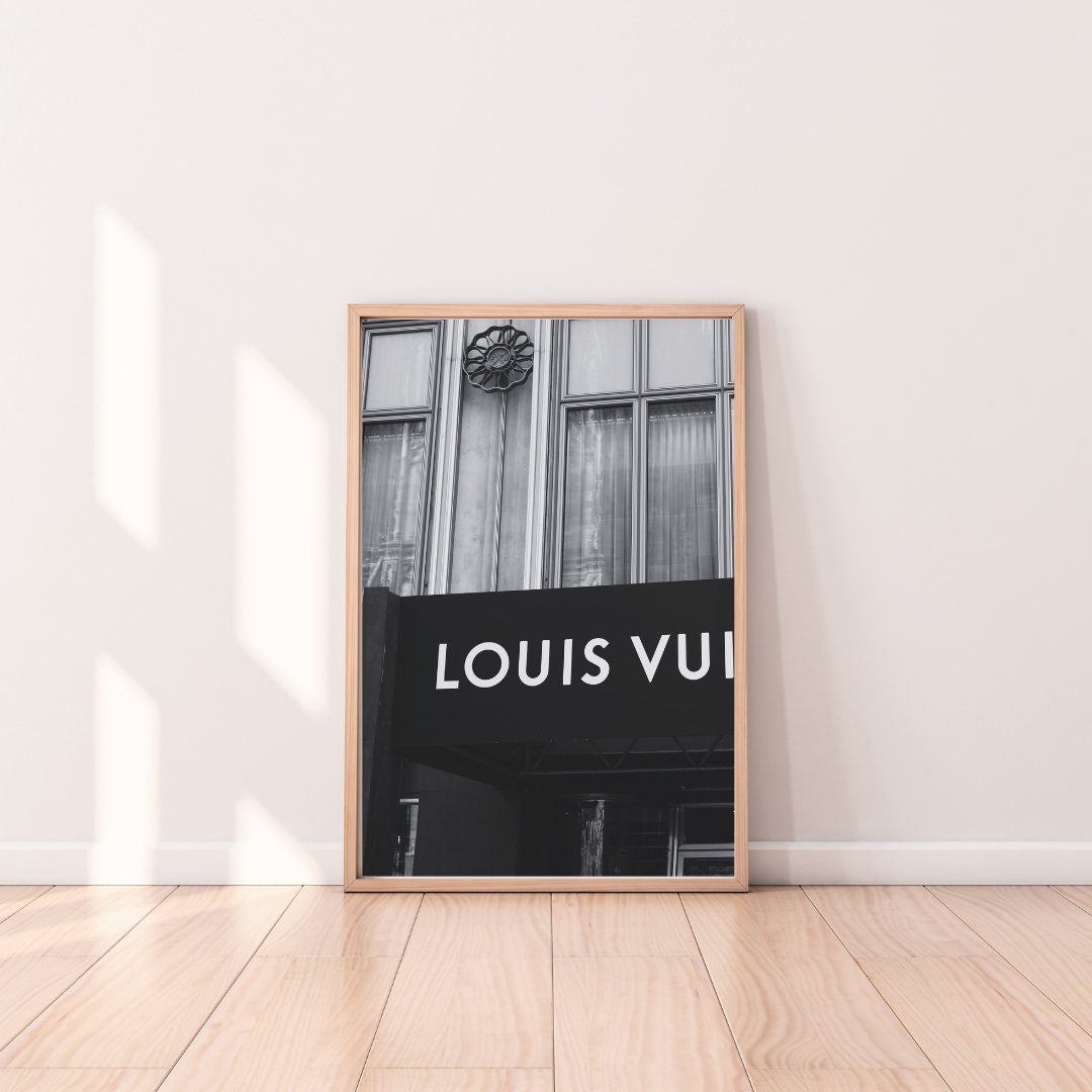 Buy Super Mario Bros LV Louis Vuitton Supreme Blue Poster Print Online in  India 