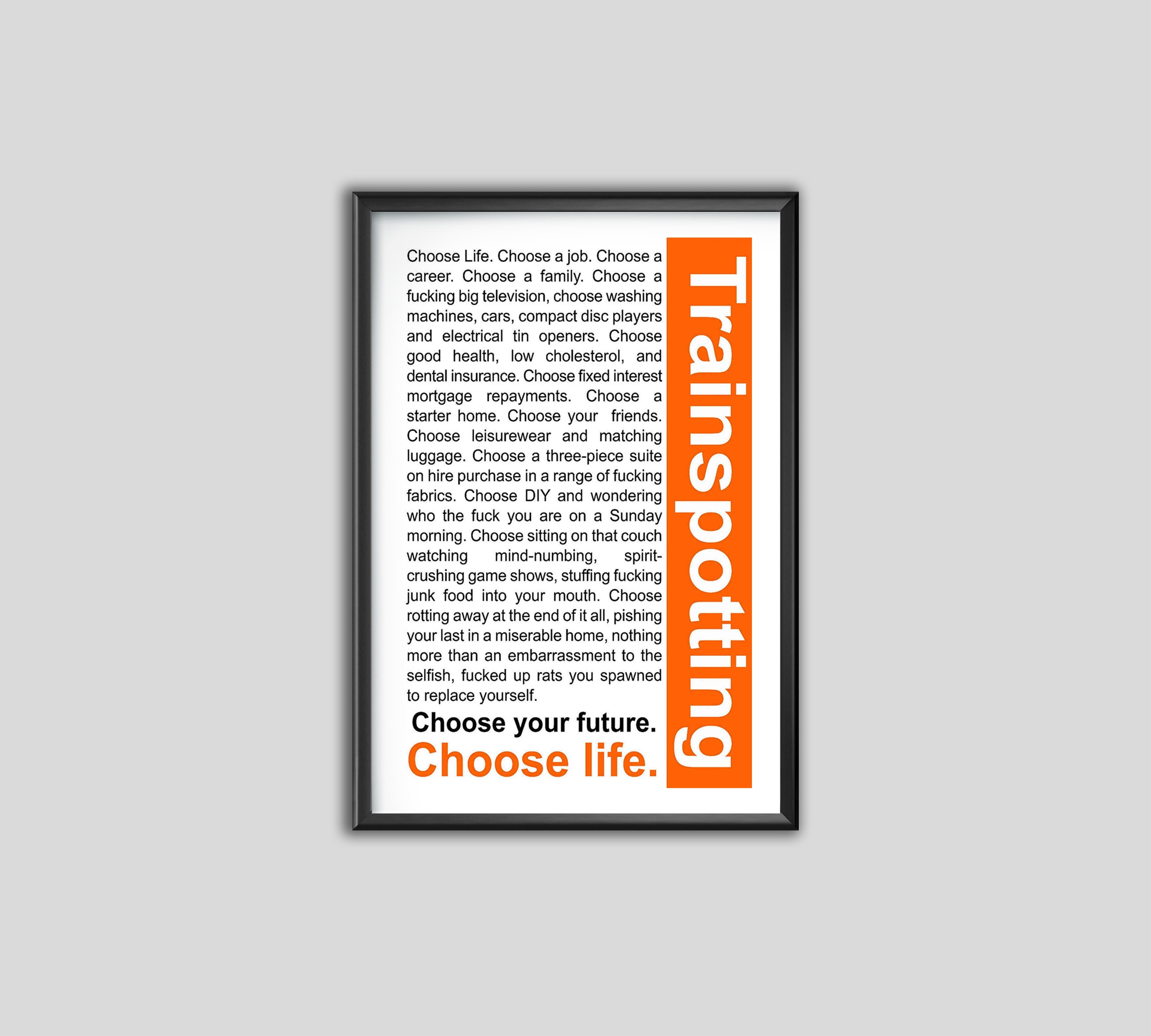 Trainspotting poster - Etsy 日本