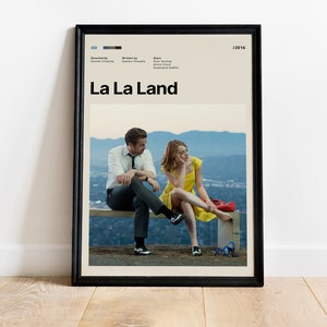 La La Land - Gerahmtes Poster und Leinwand für stilvolle Wohnzimmerdekoration