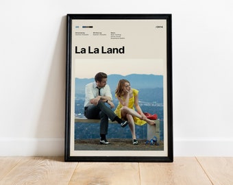 La La Land - Framed Poster and Canvas for Stylish Living Room Home Decor