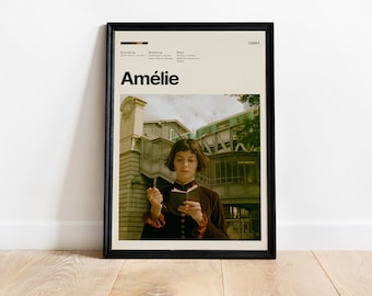Amélie Movie Poster: French Cinema Art, Audrey Tautou Print