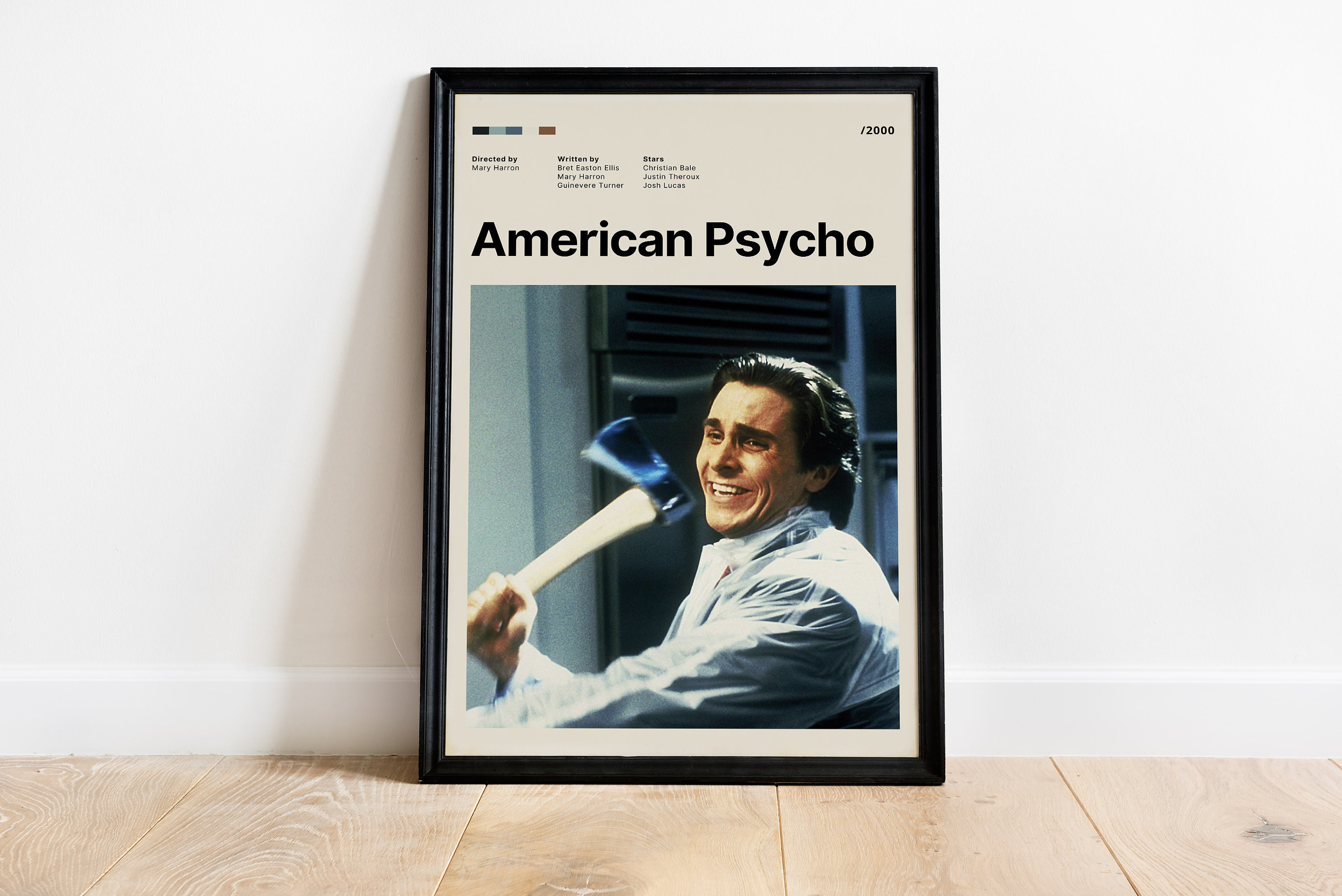 American Psycho Poster: Framed or Stretched Canvas