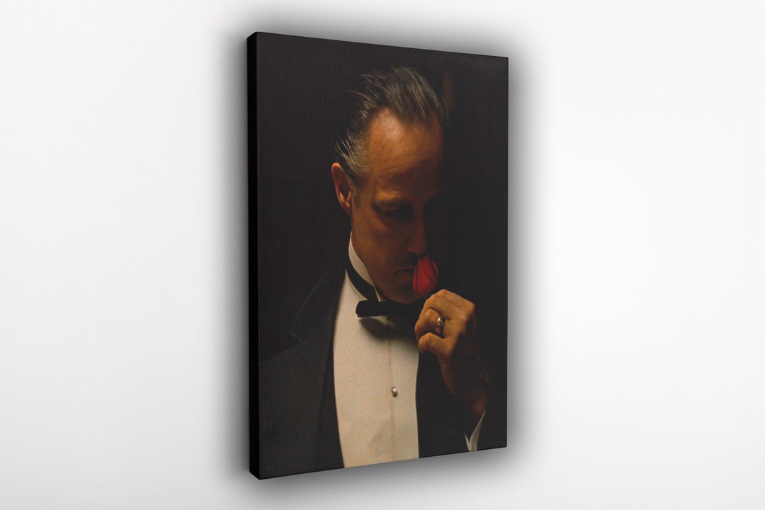 The Godfather Poster the Godfather Framed Poster Canvas - Etsy