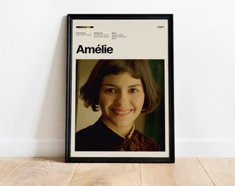 Amélie Movie Poster: Audrey Tautou, French Cinema Art