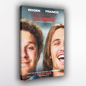 Póster de Pineapple Express, lienzo para pared, decoración de pared, decoración de habitación, decoración del hogar, póster de película para regalo