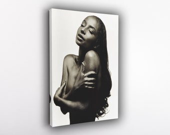 Sade Portrait Poster: Semi-Glossy Framed Art Print