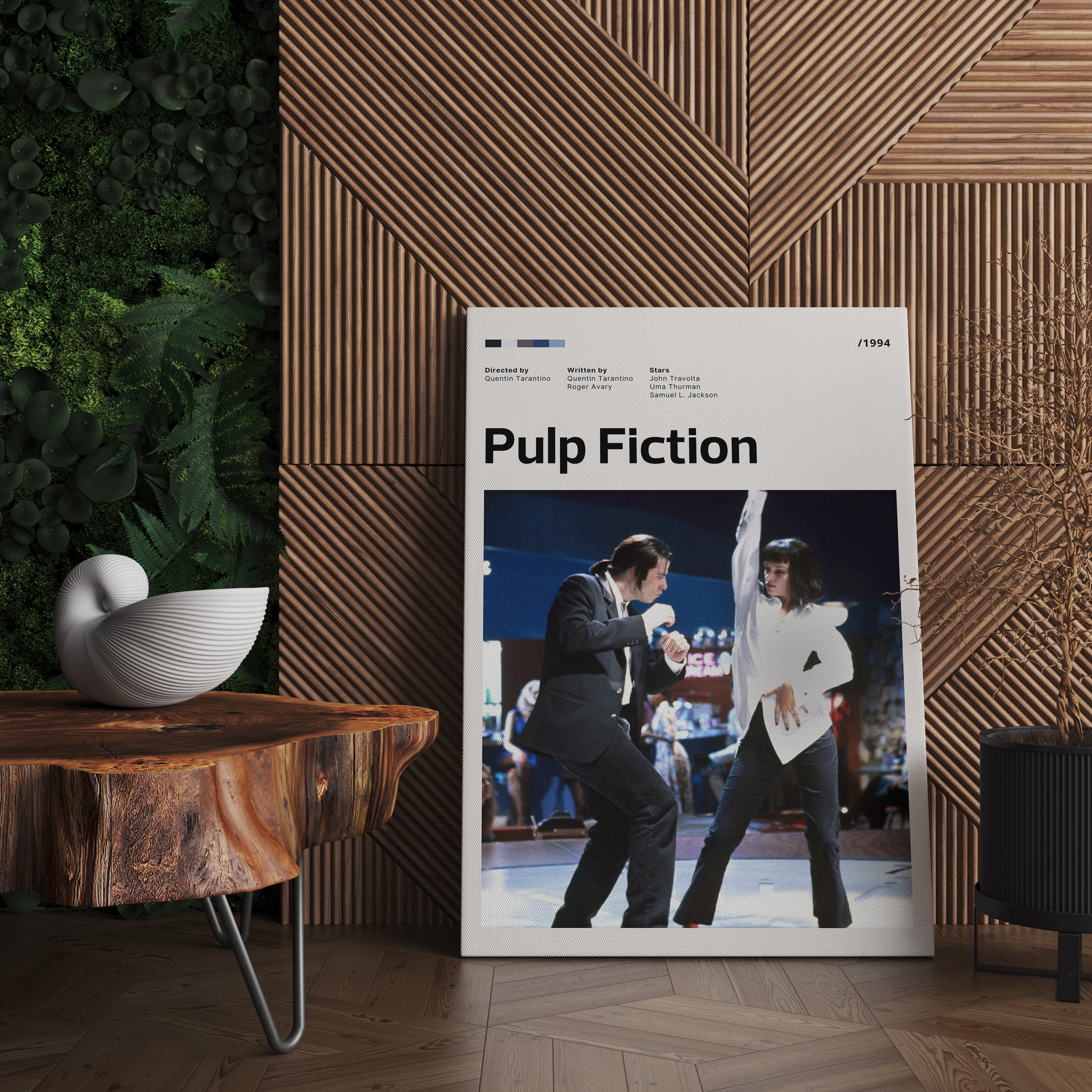 パルプ・フィクションのポスター：タランティーノ映画アート