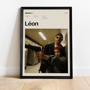 Leon The Professional Movie Poster Painting Art Wall Canvas For Living Room Home Decor
