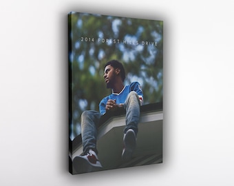 J Cole Poster, Forest Hills Drive Poster, Framed, Poster, Canvas For Living Room Home Decor