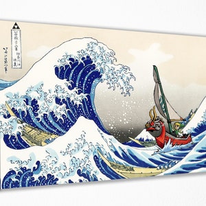 The Great Wave, Wall Tapestry, Off Kanagawa, Wave off Kanagawa, Hokusai Wall Art, Katsushika Hokusai, Hokusai Masterpiece, Japan Art