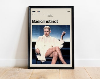 Basic Instinct Movie Poster: Classic Film Wall Art