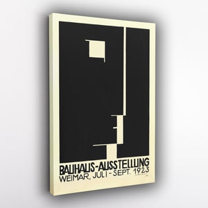 Bauhaus Poster Print, Bauhaus Printable Exhibition Poster, Geometric Wall Art, Mid Century Modern, Bauhaus Decor, Minimalist Poster