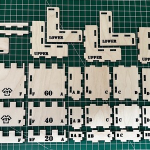 UNIVERSAL Honeycomb Stackable Center & Riser Jigs [3mm Wood/acrylic Cut ...