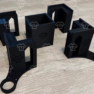 Regular Honeycomb Center Jigs & 80mm Risers for xTool D1(Pro) [3D printable files]