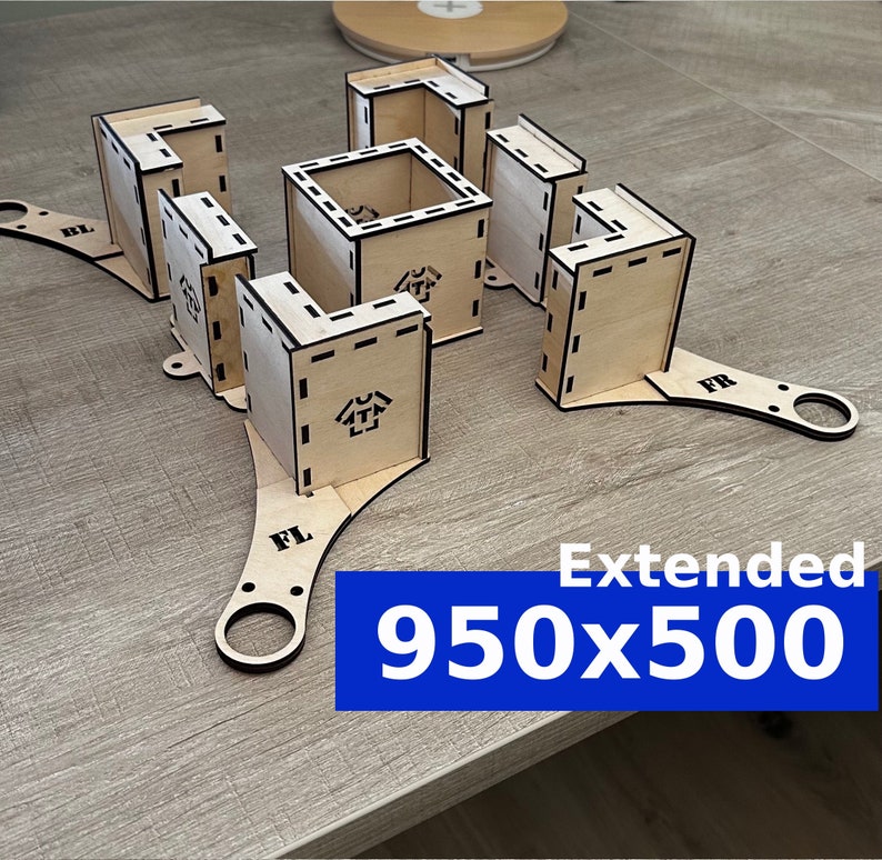 Xtool 950x500 Extended 80mm Center Jigs and Risers Etsy