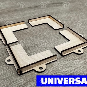 UNIVERSELE honingraatmallen [3 mm hout/acryl gesneden sjablonen]
