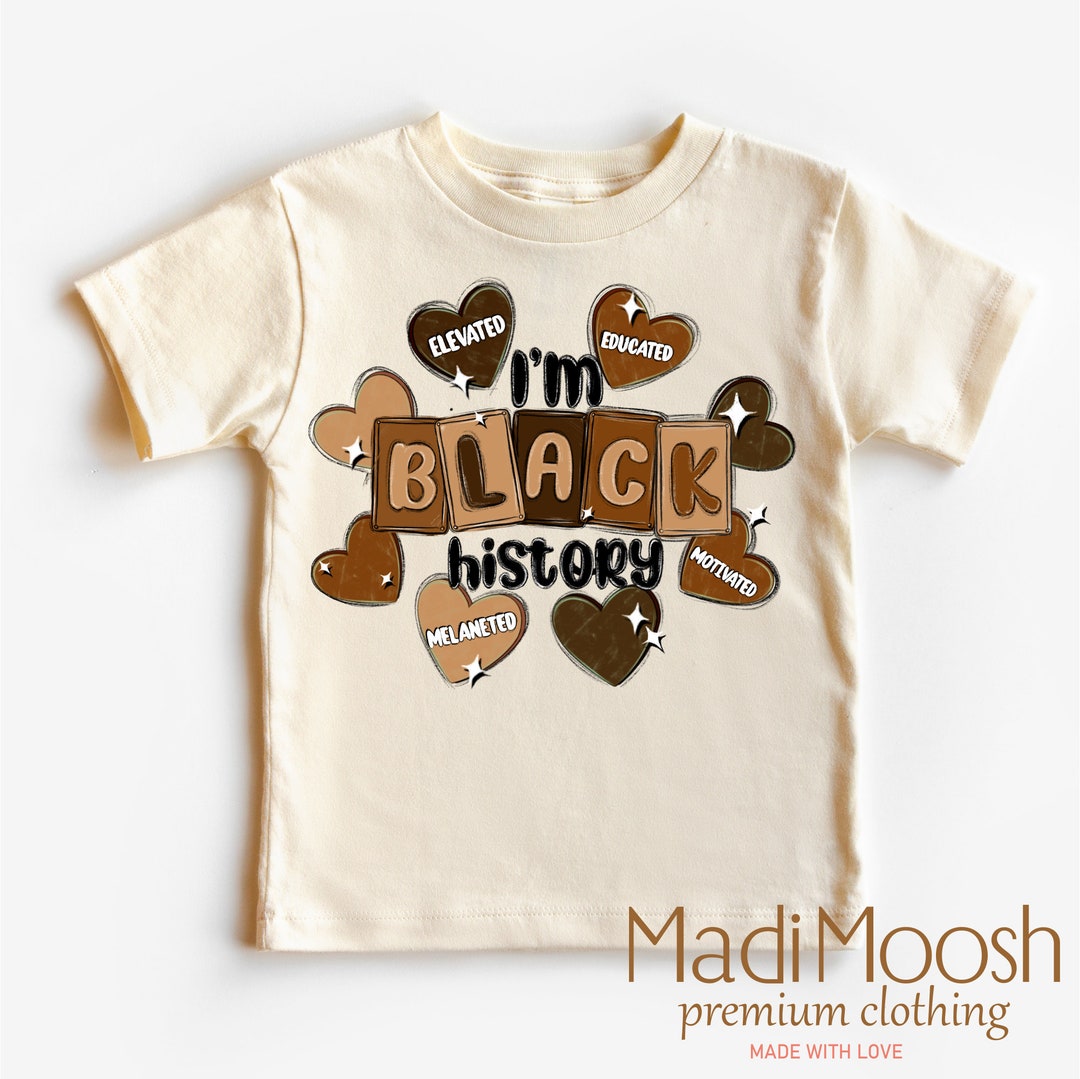 Black History Month Toddler Shirt -juneteenth Kids Shirt - I Am Black ...