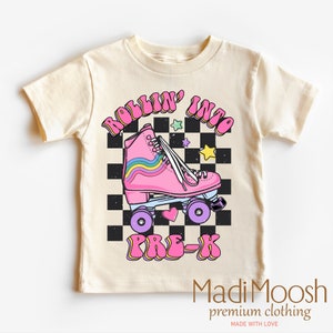 Rollin Into Pre-K 1st Day Of School Shirt - Pre-K Skating Toddler Tee - Roller Skate School Kids Shirt - Kids Shirt