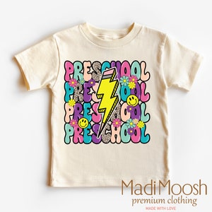 First Day Of School Preschool Lightning Bolt Shirt - Back To School Shirt - School Shirt - First Day Of School Shirt - Kids Shirt