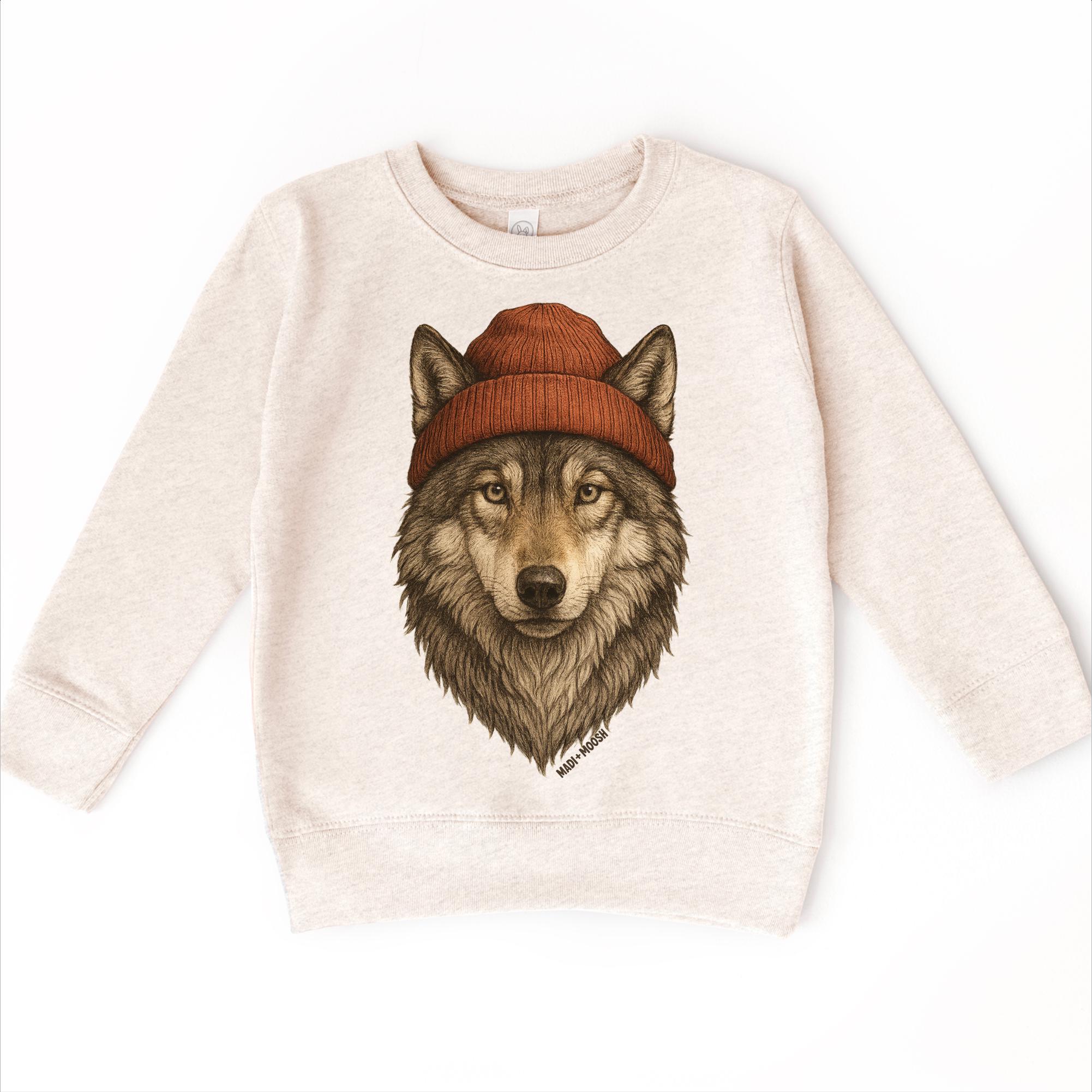 thumbnail image 2 of Kids 3D Animal Wolf Print Hoodie - Pullover Hooded Sweatshirt For Boys & Girls 2 of 5