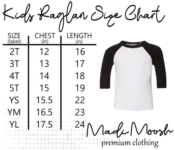 5t raglan shirt