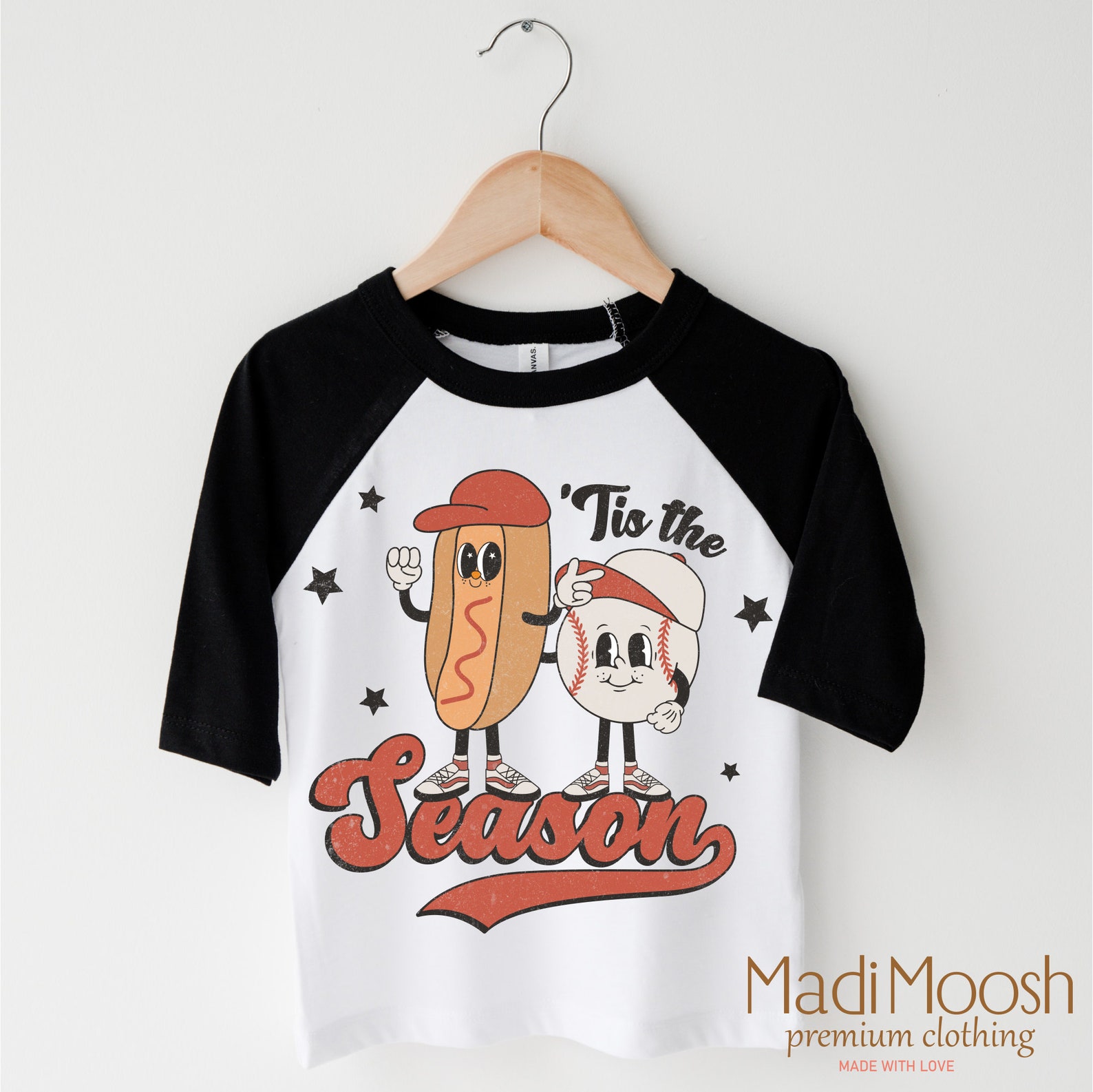 Smile It's Baseball Season Cropped Tee