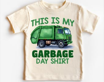 This Is My Garbage Truck Shirt Retro Shirt Kids & Adult Sizes
