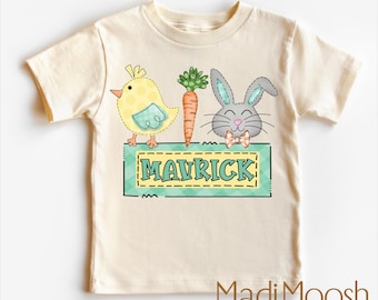 Boys Personalized Easter Bunny Shirt | Kids Easter Tee | Boys Easter Sweatshirt