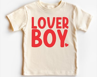 Lover Boy Valentine's Day Shirt - Boys Valentine Long Sleeve Tee - Valentine Sweatshirt
