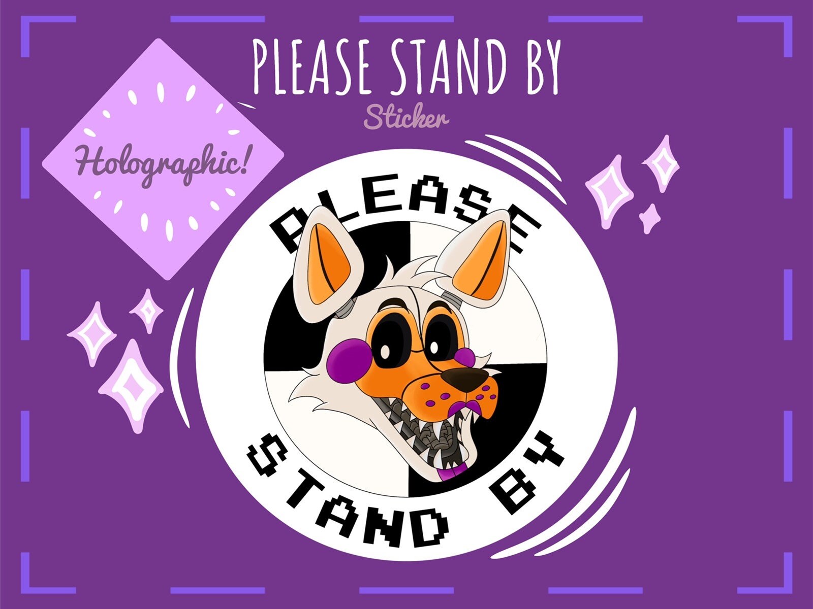 please standby] Fnaf lolbit Poster for Sale by AMIWALLART