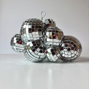 Mirror Tile Disco Cloud: Boho Home Decor