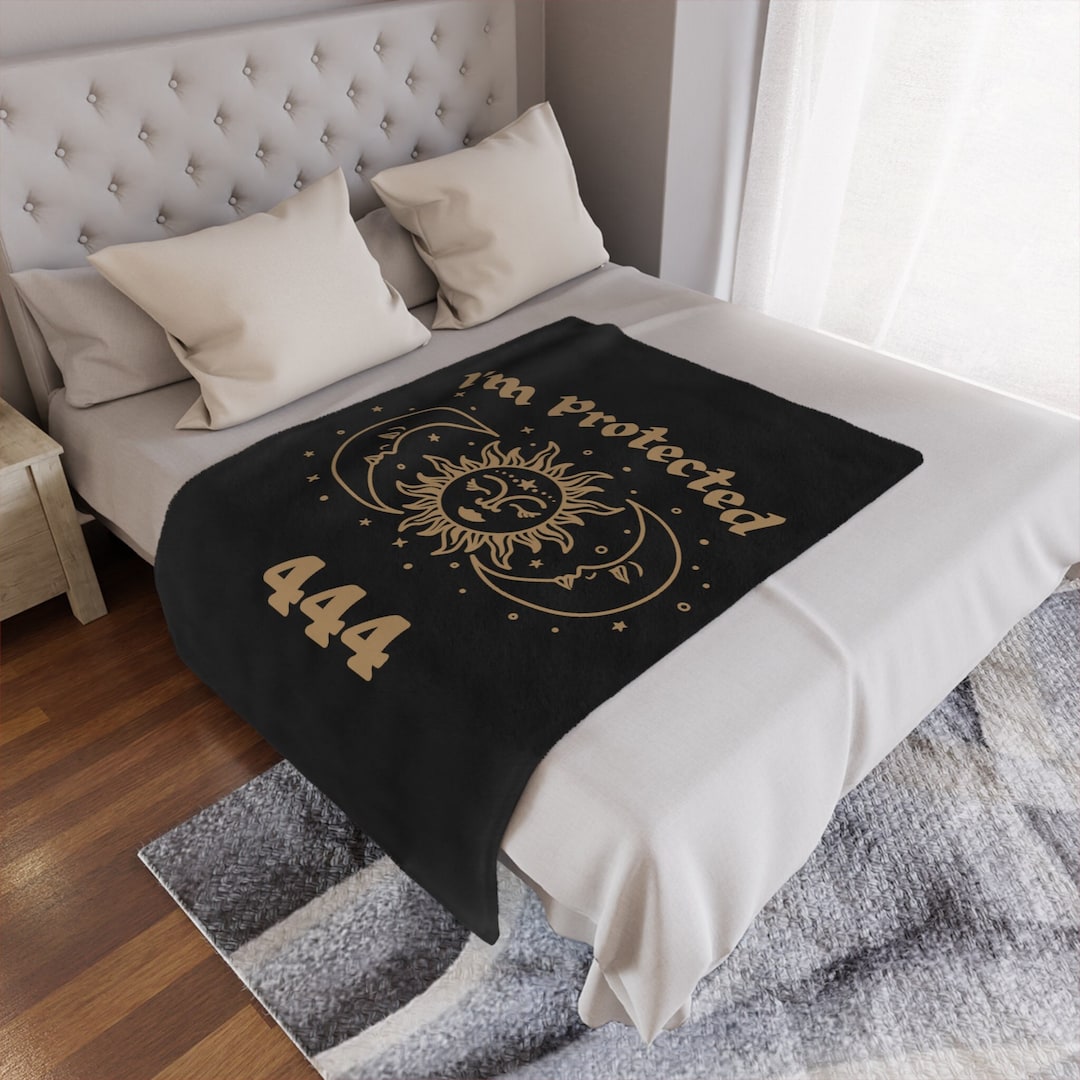 444 Blanket, 444 Gift, Aura Blanket, Angel Numbers, 444 Angel Numbers