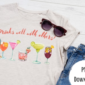 Drinks Well With Others Image PNG File