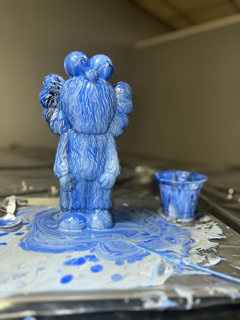 DIY Fluid Art Sesame Street Kit, Painting Kit, Art Paint Kits , Fluid