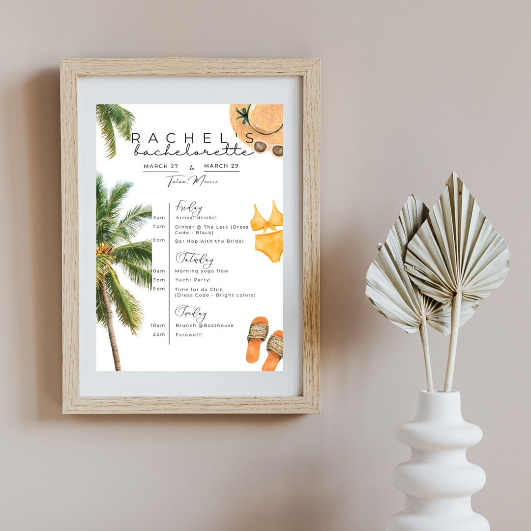 Bachelorette Itinerary Tulum Tropical Bachelorette Tulum Bachelorette