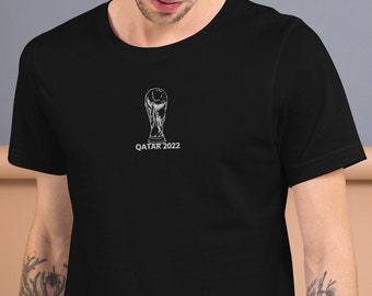 Qatar World cup T-shirt/Uomo/Donna.