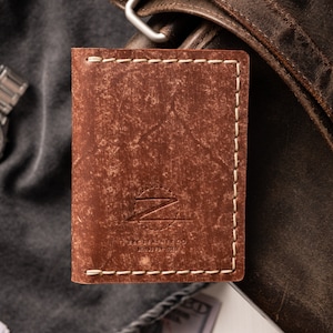 Carteira de cartão dobrável, carteira masculina, carteira gravada, carteira de padrinhos, carteira de couro, carteira personalizada, presente de namorado para homens, presente de dia dos pais para ele
